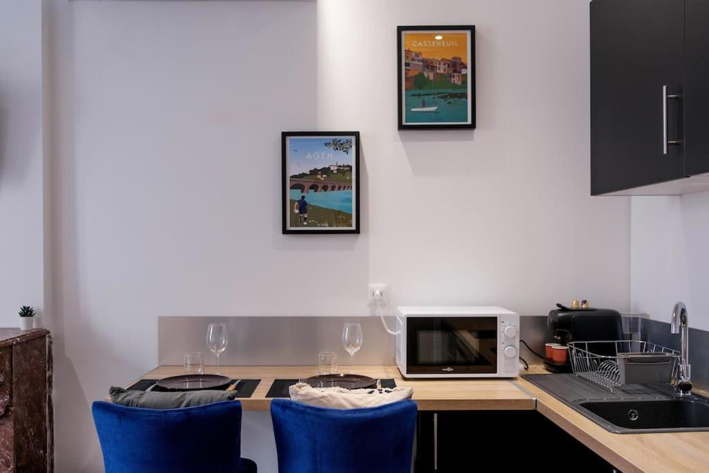 Апартаменты Spacieux Studio Renove Вильнёв-сюр-Ло Экстерьер фото